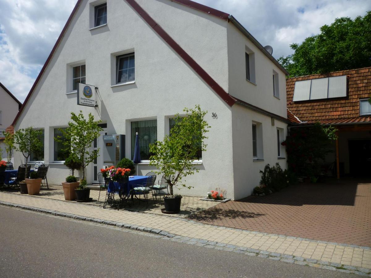 Gasthaus - Pension Am Buchberg Monchsdeggingen Dış mekan fotoğraf